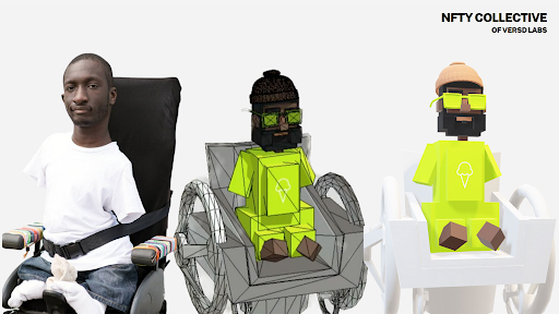 NFTY Collective- Inclusive Avatars in Wheelchairs